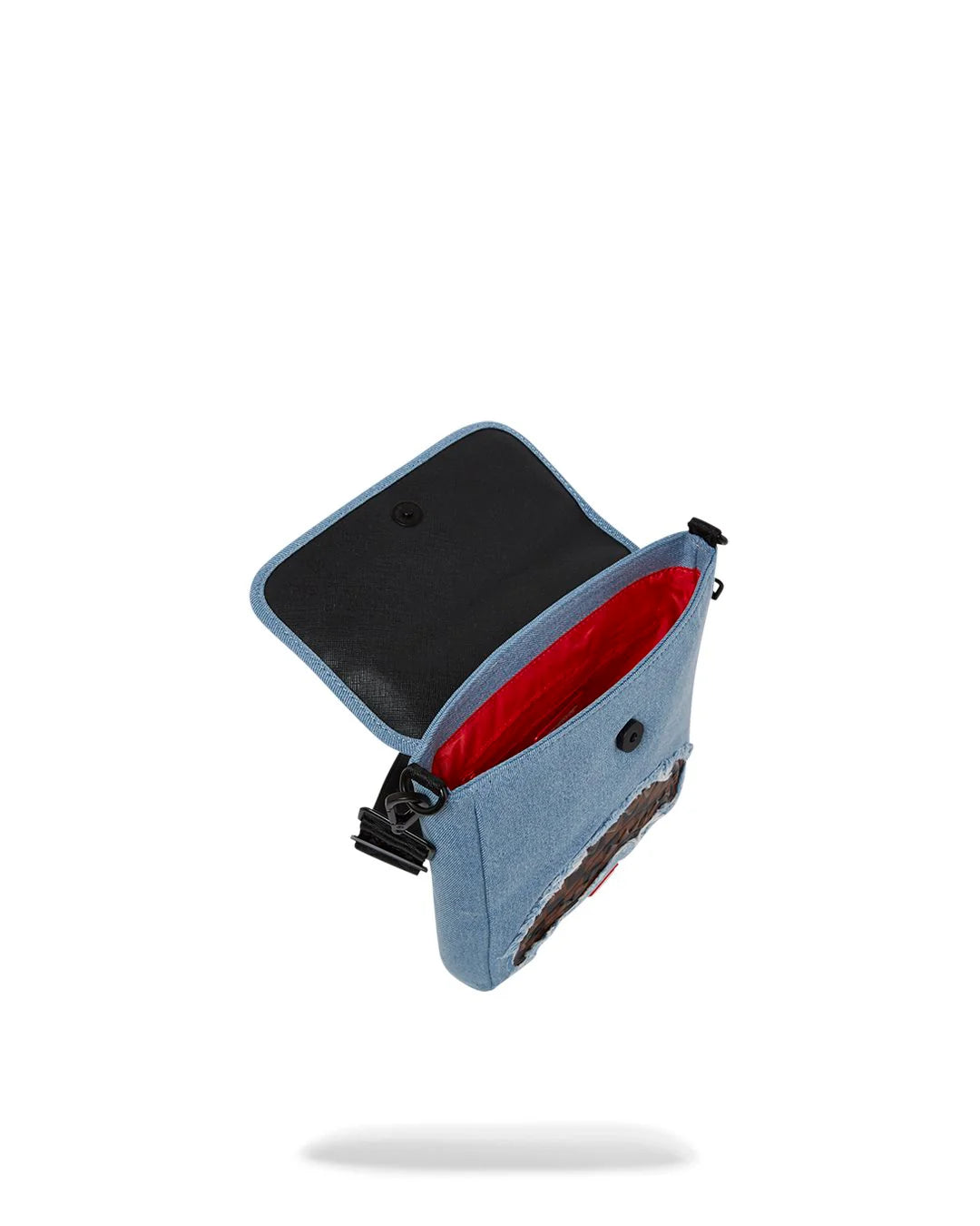 Sprayground Denim Shark Messenger Sling - view 4