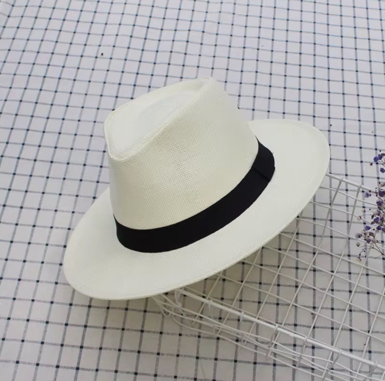 STRAW BEACH HAT
