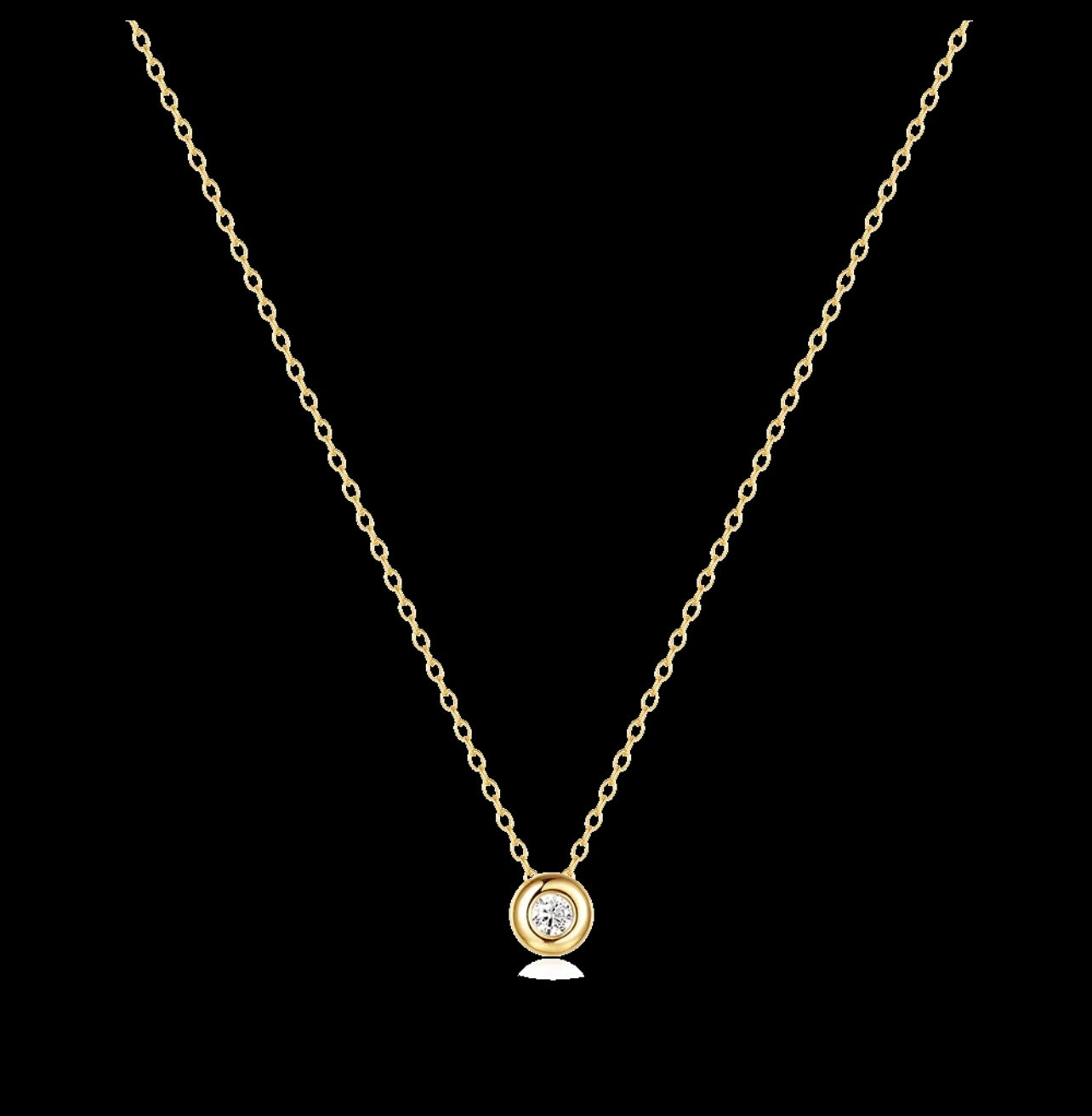 ROUND CZ NECKLACE