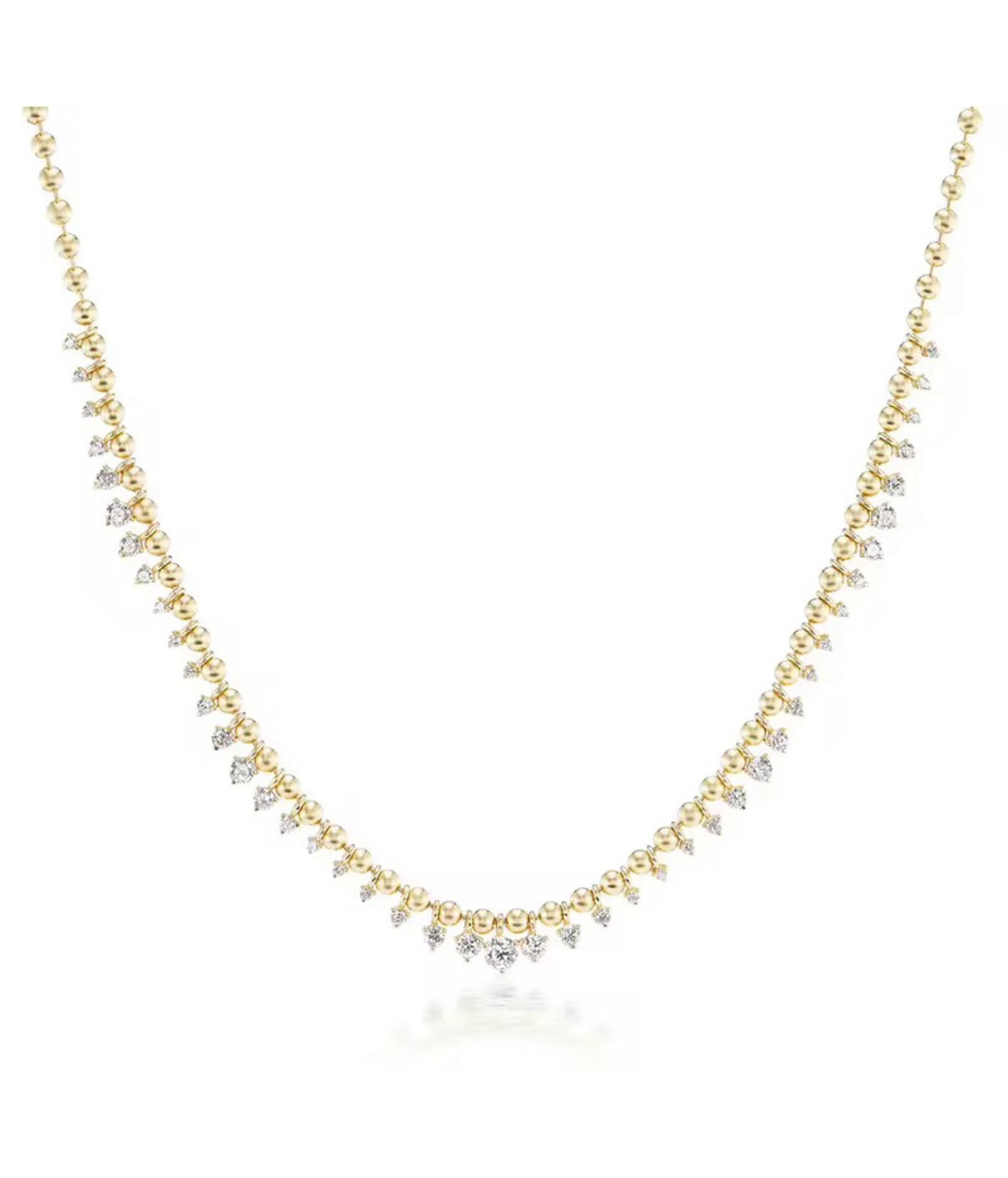 ZIGZAG TENNIS NECKLACE