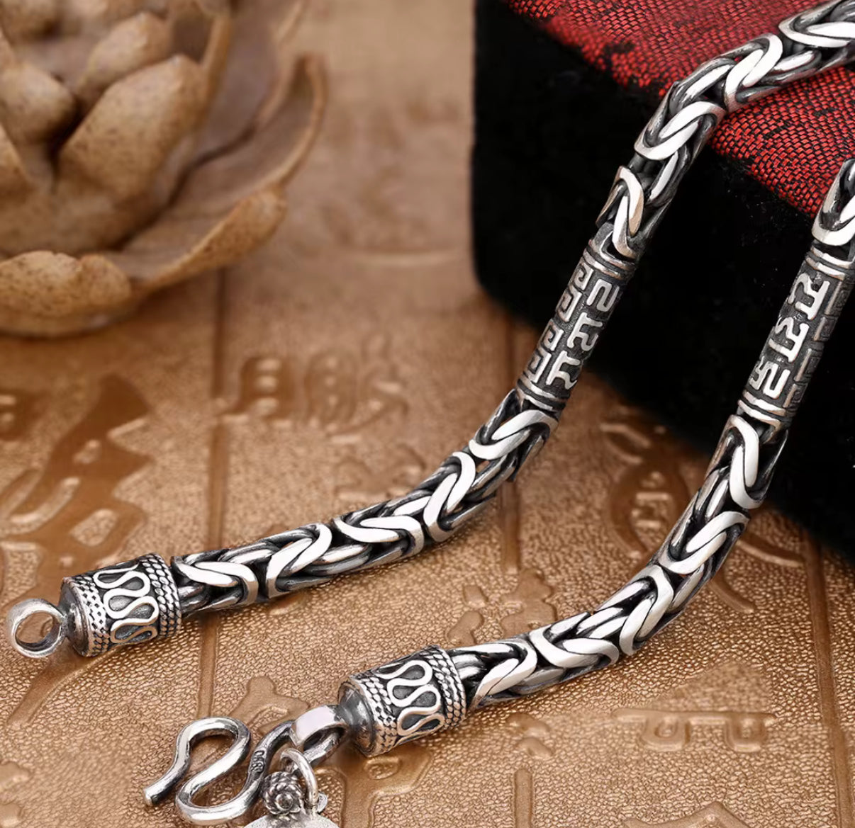 WOVEN MENS NECKLACE
