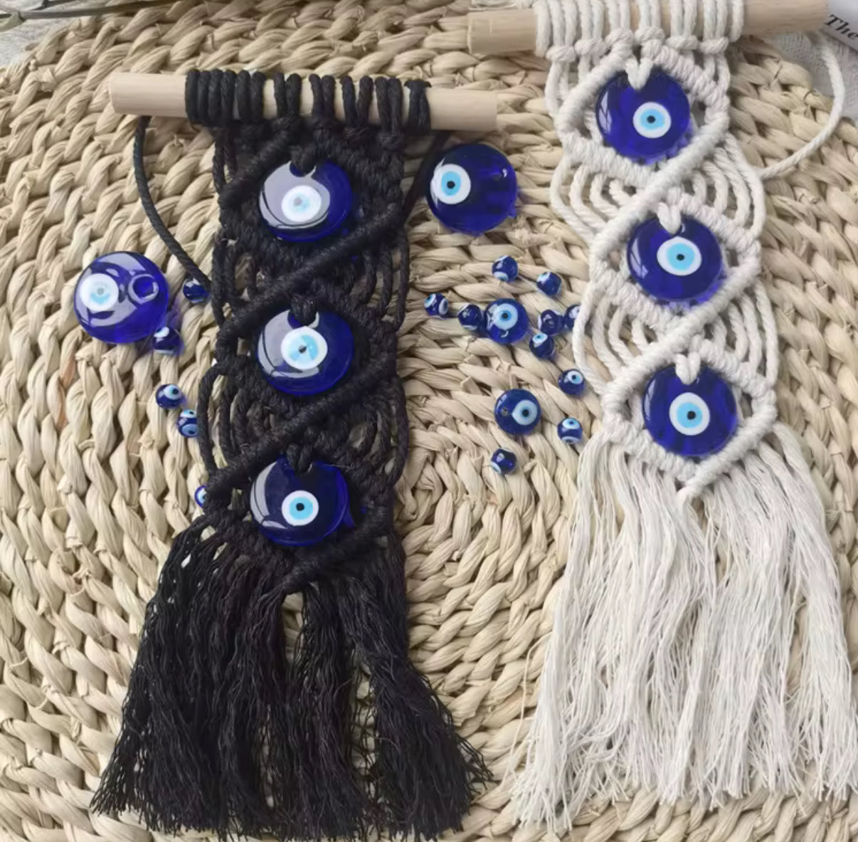 EVIL EYE MACRAME WALL HANGING