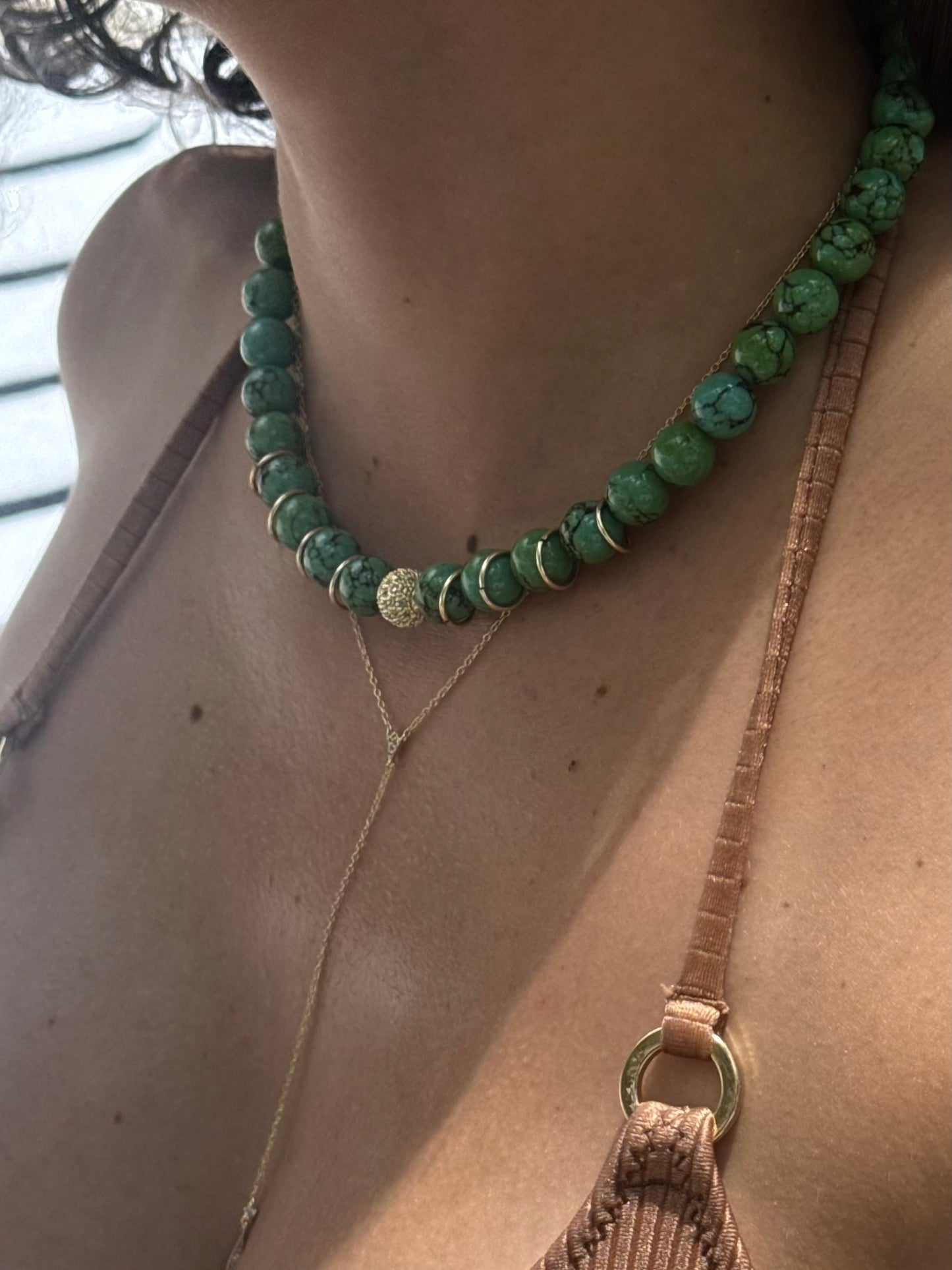 LOOP BEADED NECKLACE