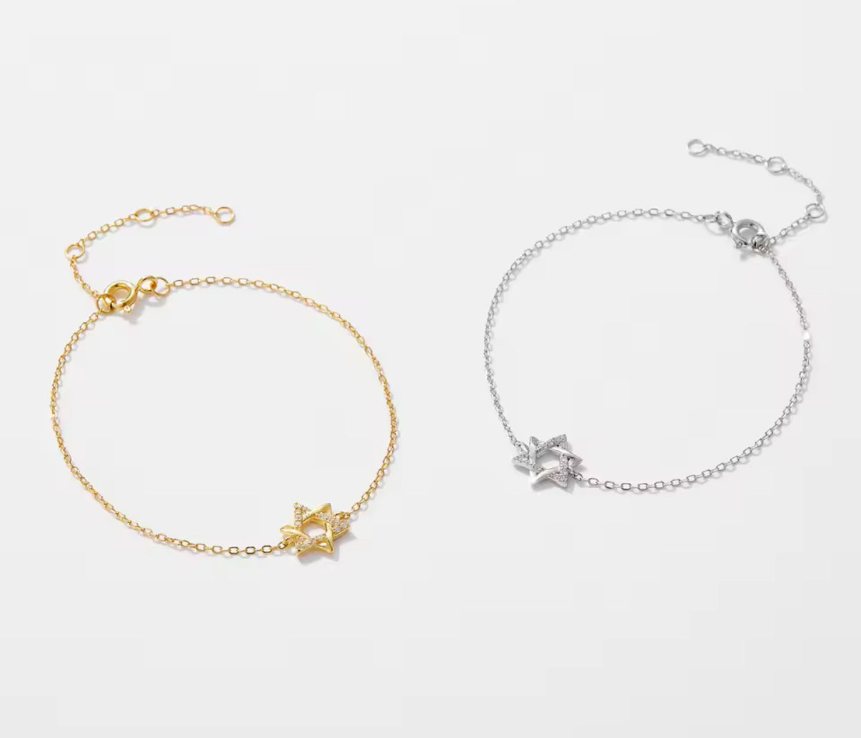 DAINTY JEWISH STAR BRACELET