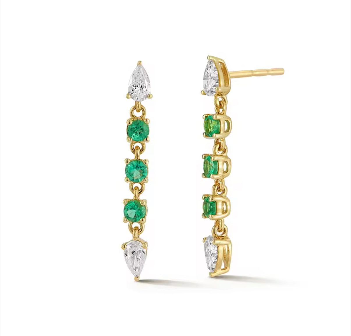 EMERALD CHAIN DROP
