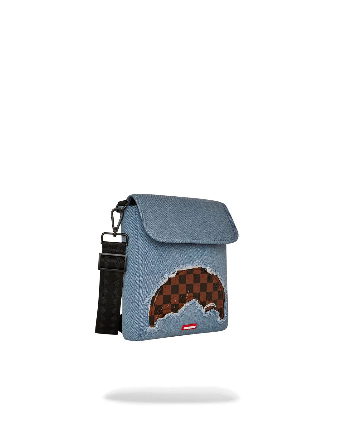 Sprayground Denim Shark Messenger Sling - view 5
