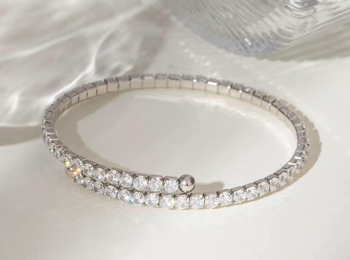 CUBIC ZIRCONIA BANGLE