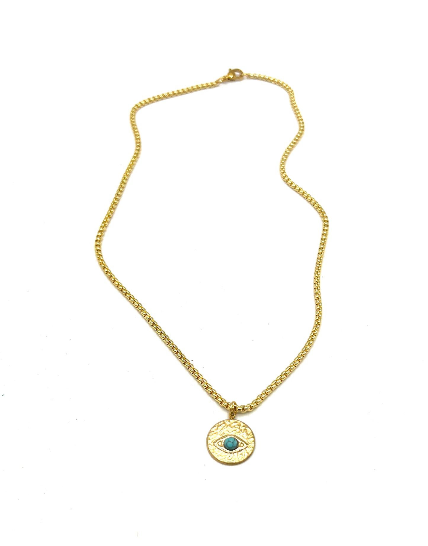 TURQUOISE LUCKY EYE NECKLACE