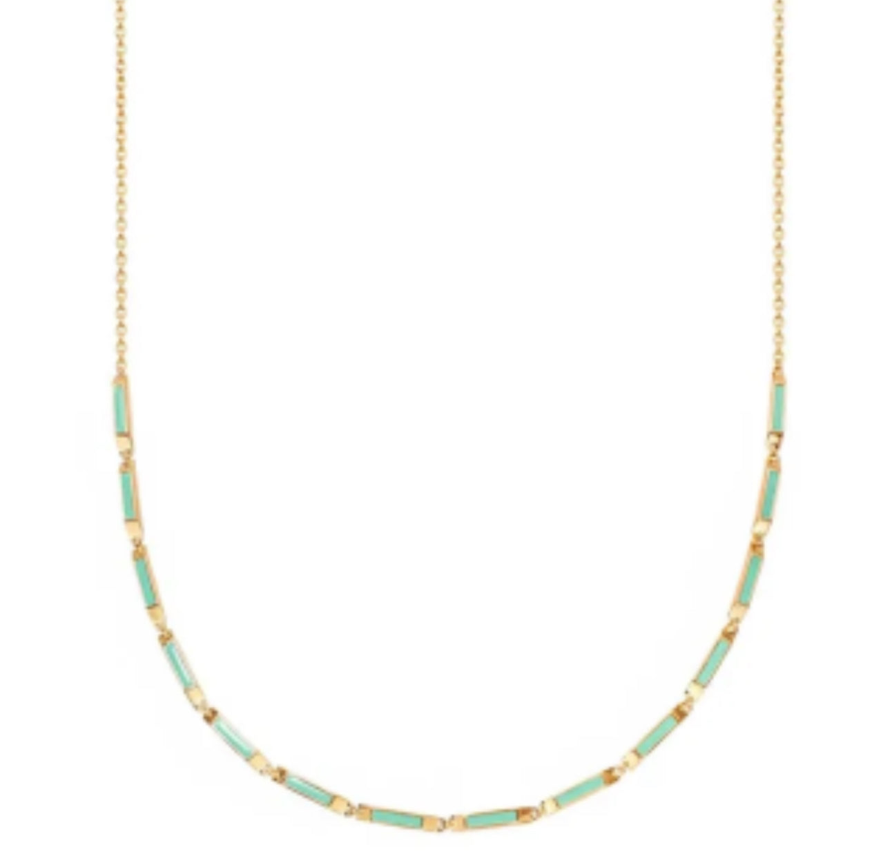 TURQUOISE BAR NECKLACE