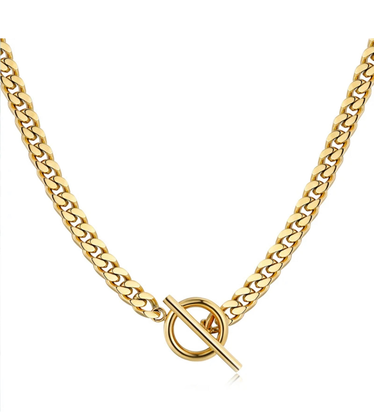 TOGGLE CURB NECKLACE