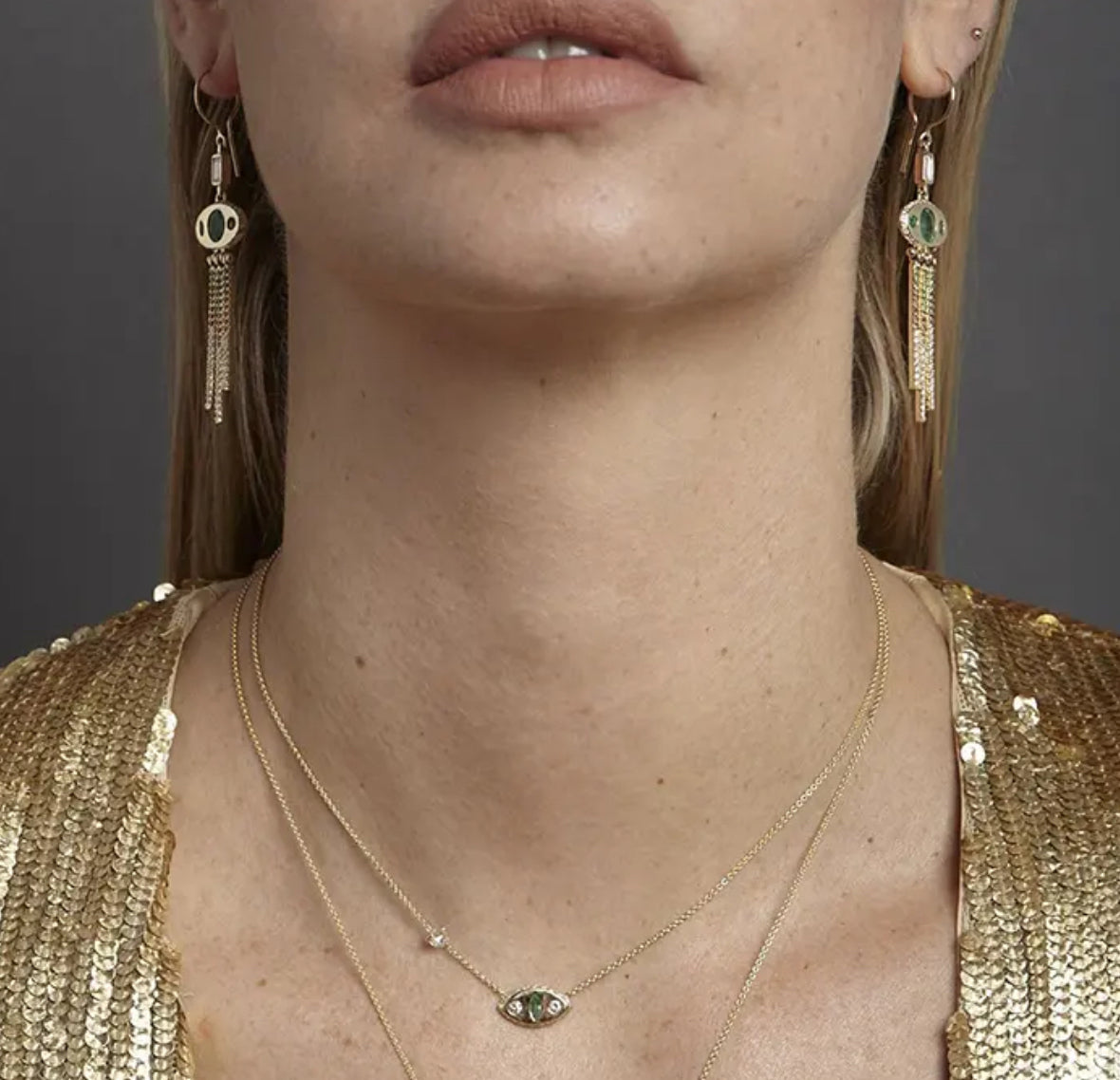 EMERALD EYE NECKLACE