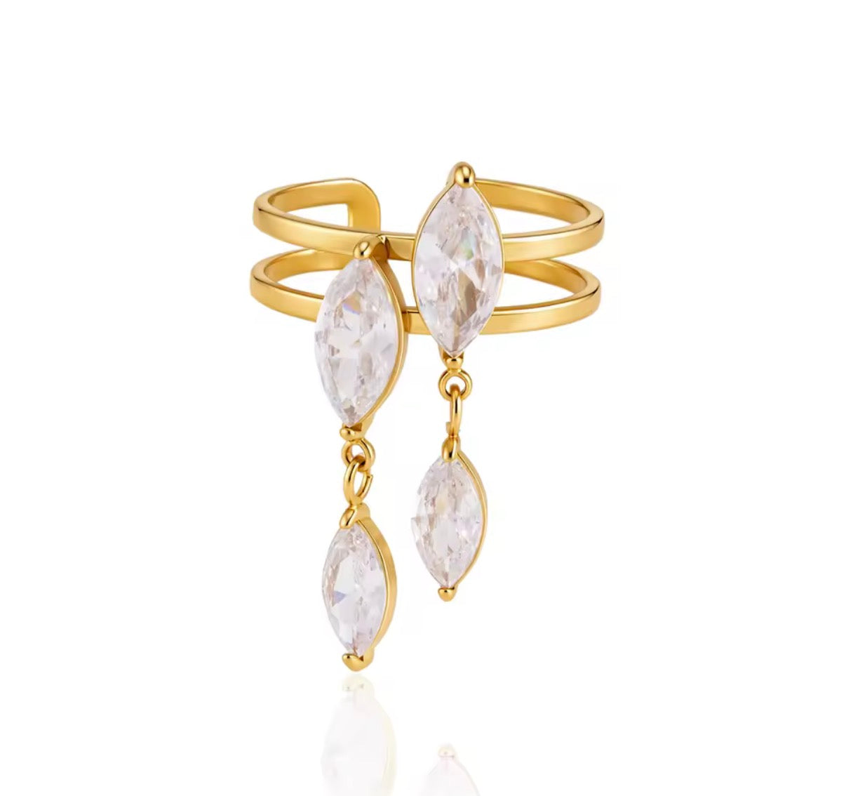 DOUBLE HANGING RING