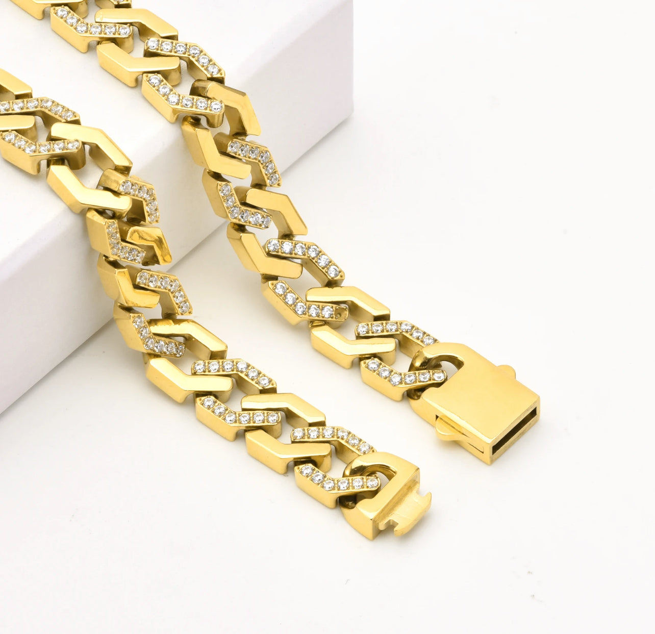 MENS ICE OUT CUBAN NECKLACE