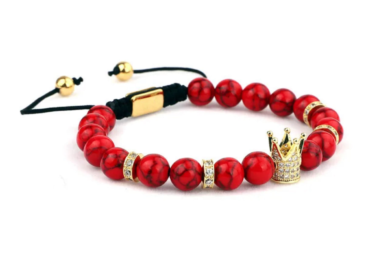GEMSTONE CROWN BRACELETS