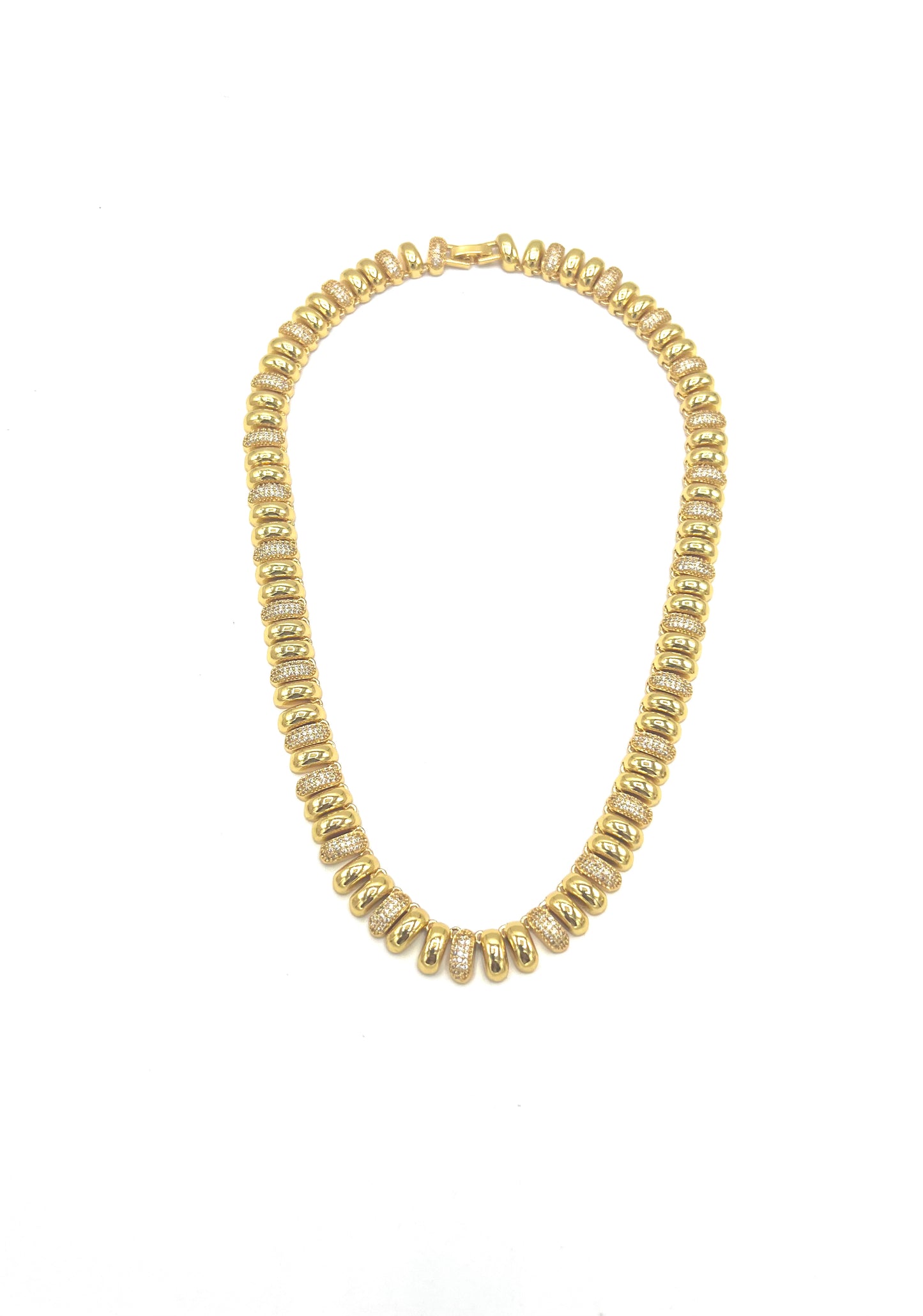 OVAL CZ NECKLACE