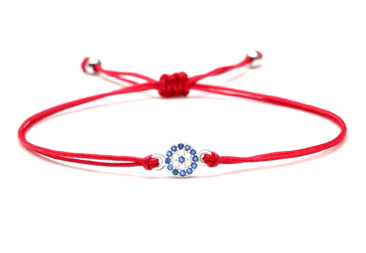 ROUND CZ EYE BRACELET