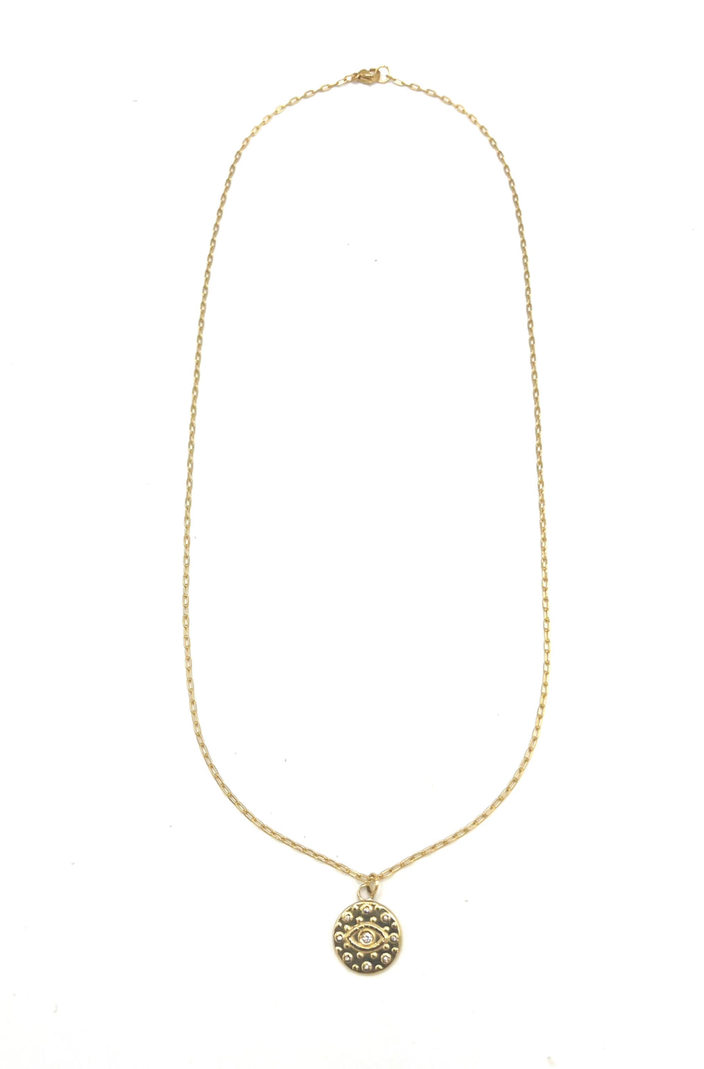 DAINTY LONG EYE NECKLACE