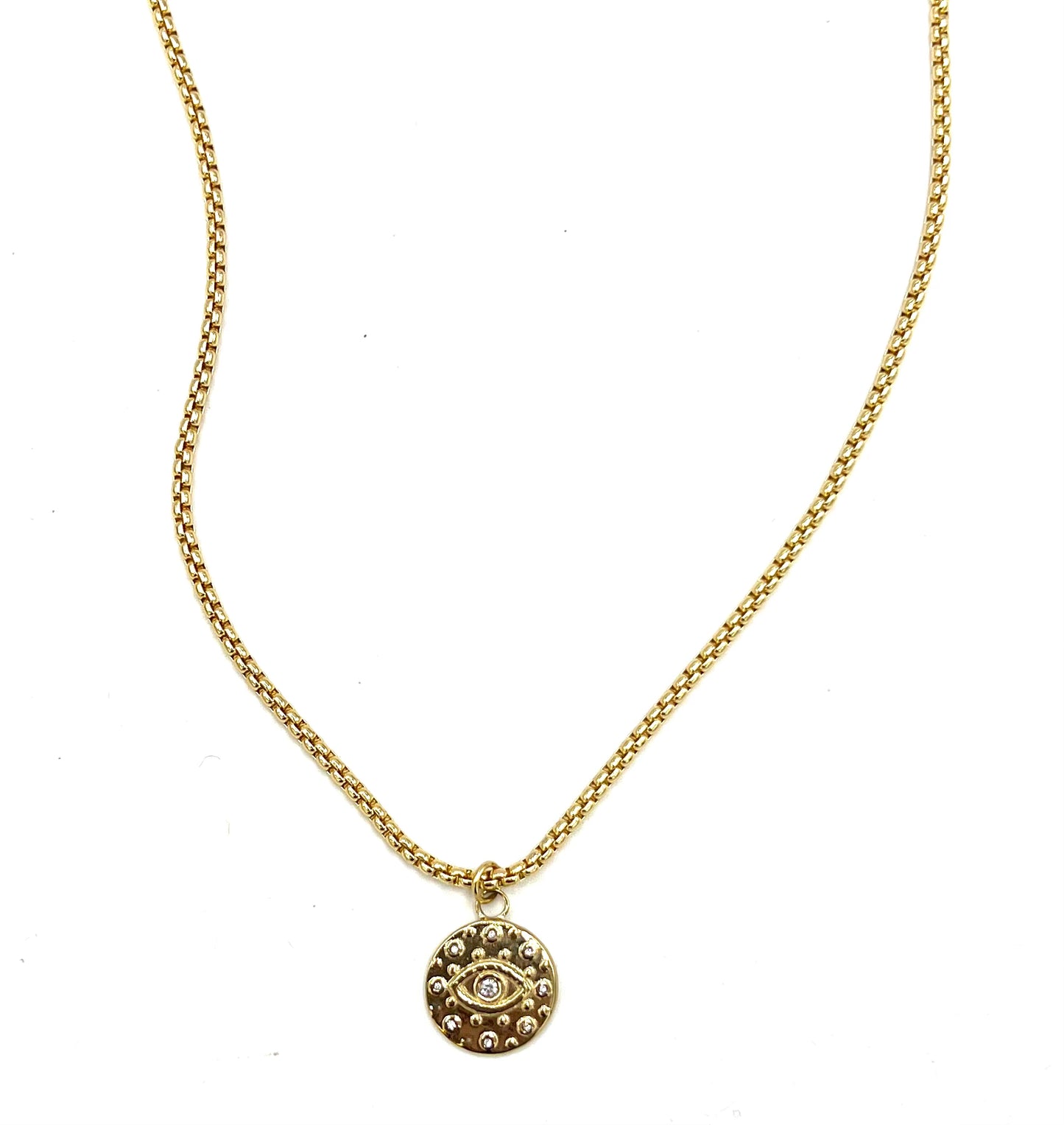 LUCKY EYE CZ NECKLACE