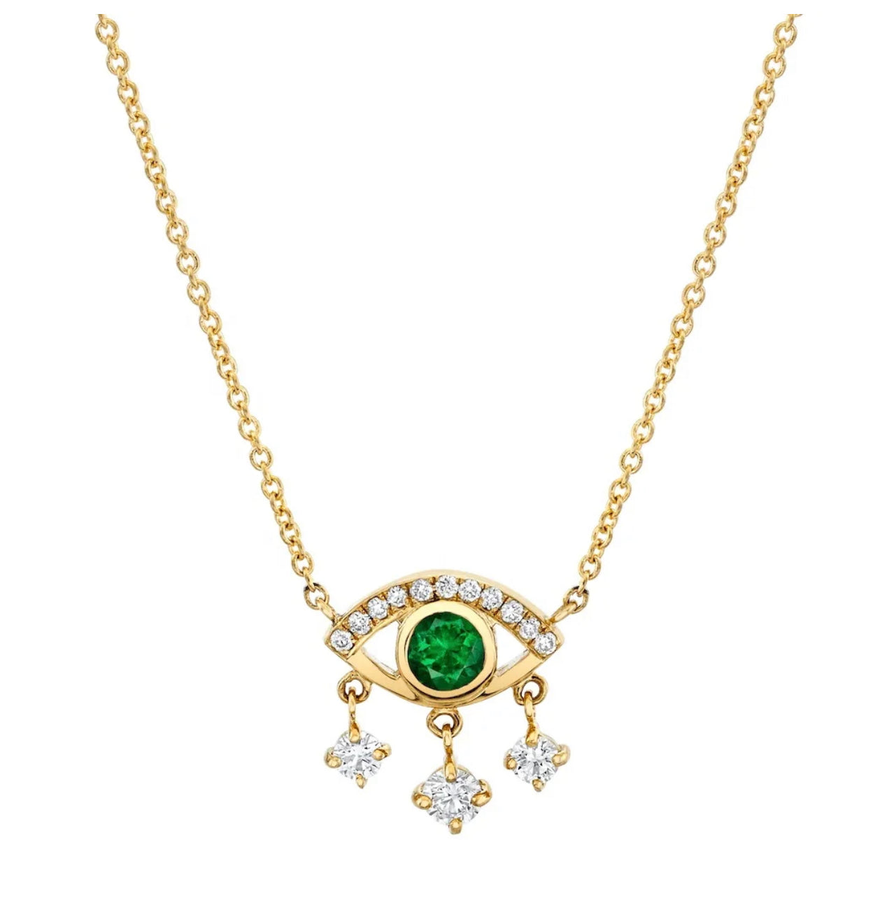 EVIL EYE CZ NECKLACE
