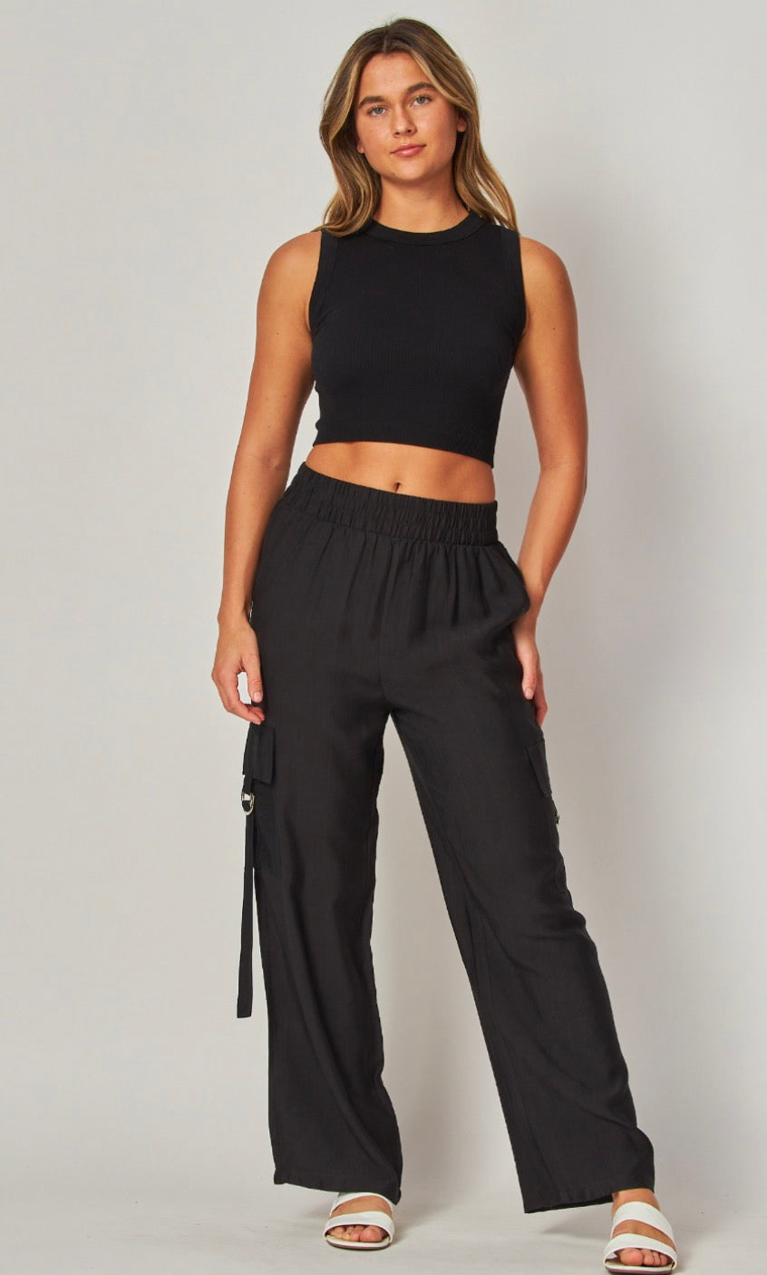 High Neck Crop Top