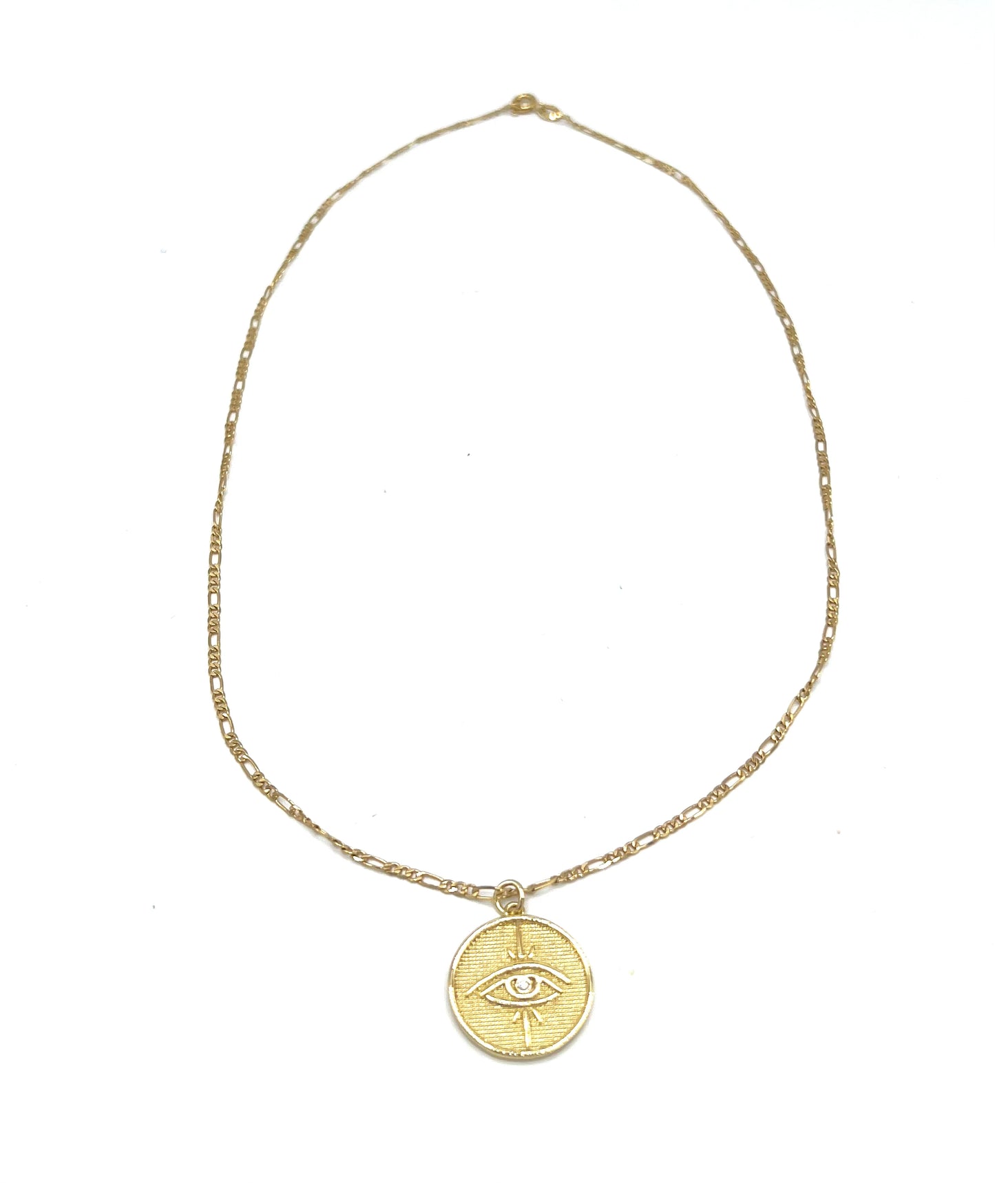 EYE COIN NECKLACE