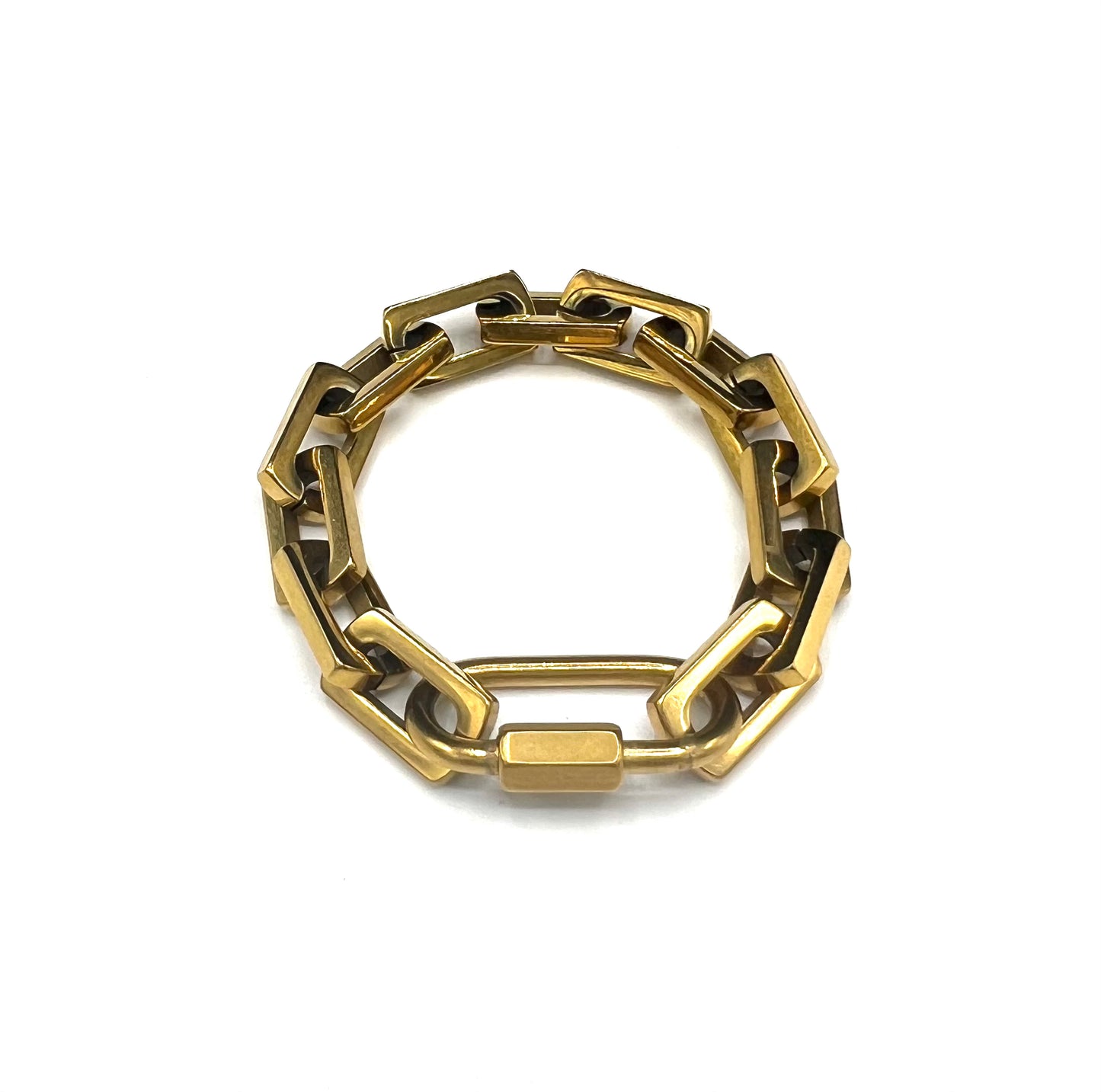 THICK SQUARE LINK BRACELET