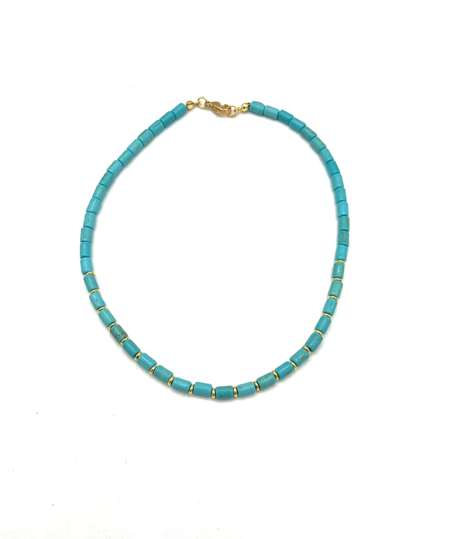 DAINTY BEADED TURQUOIS NECKLAC