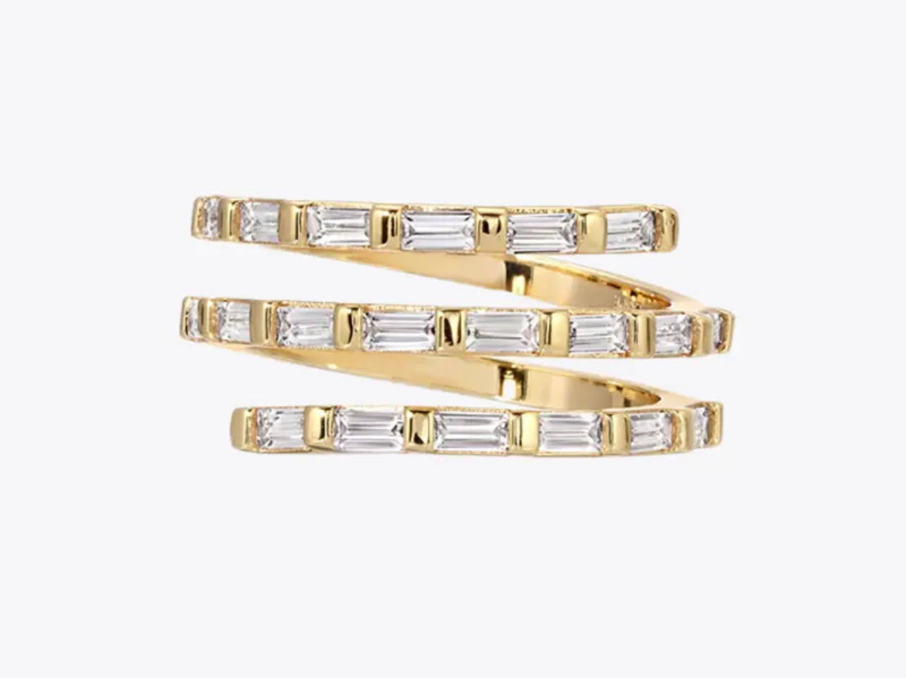 THREE LAYER ZIRCON RING