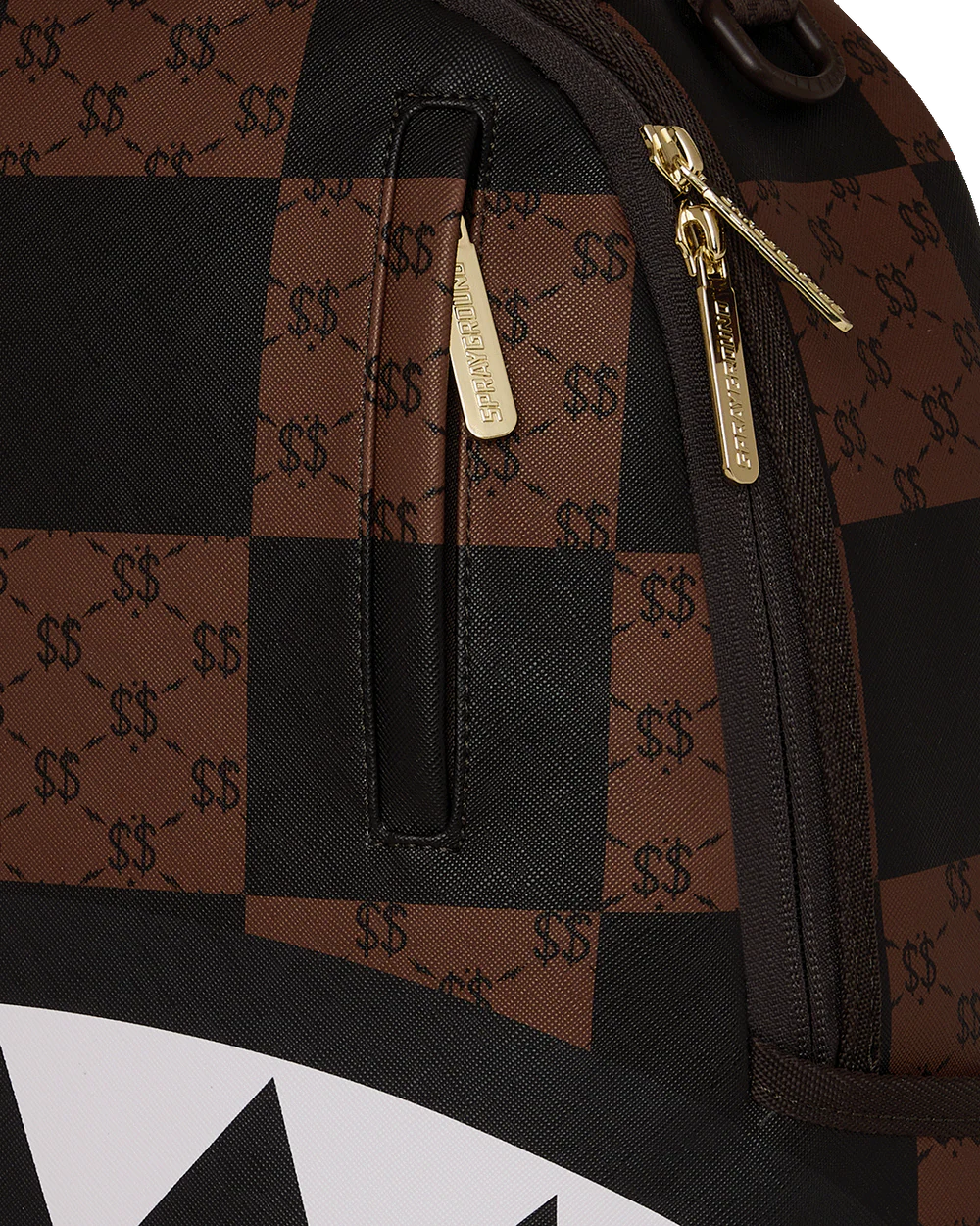 Sprayground That Big Check Shark Backpack - view 3