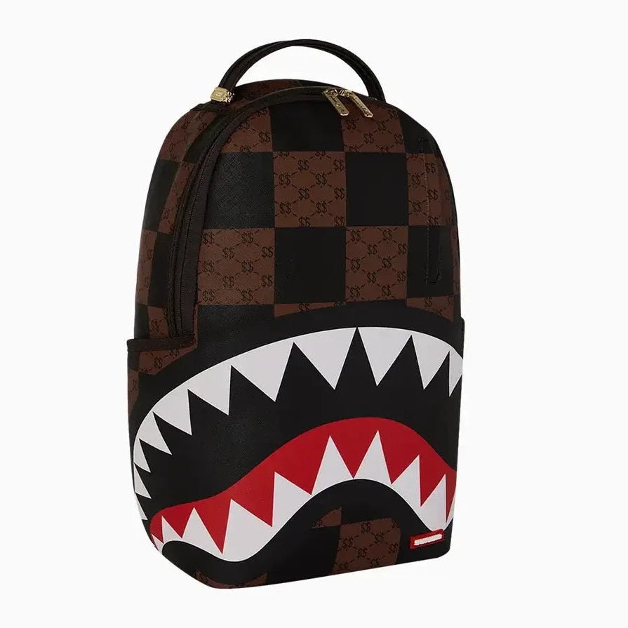 Sprayground That Big Check Shark Backpack
