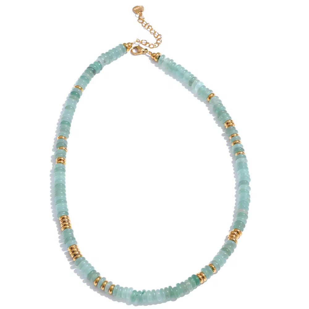 NATURAL BEADED NECKLACE