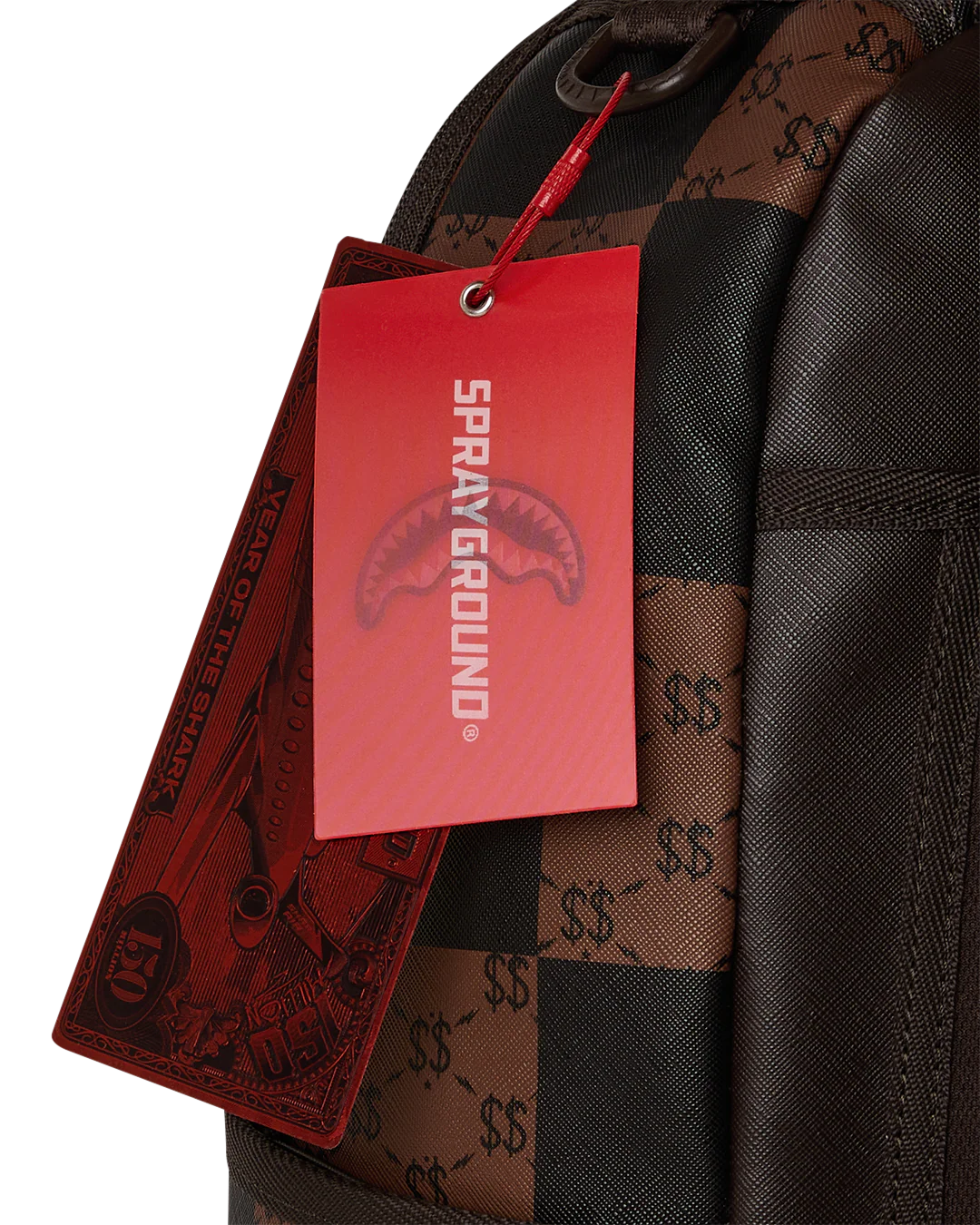 Sprayground That Big Check Shark Backpack - view 9