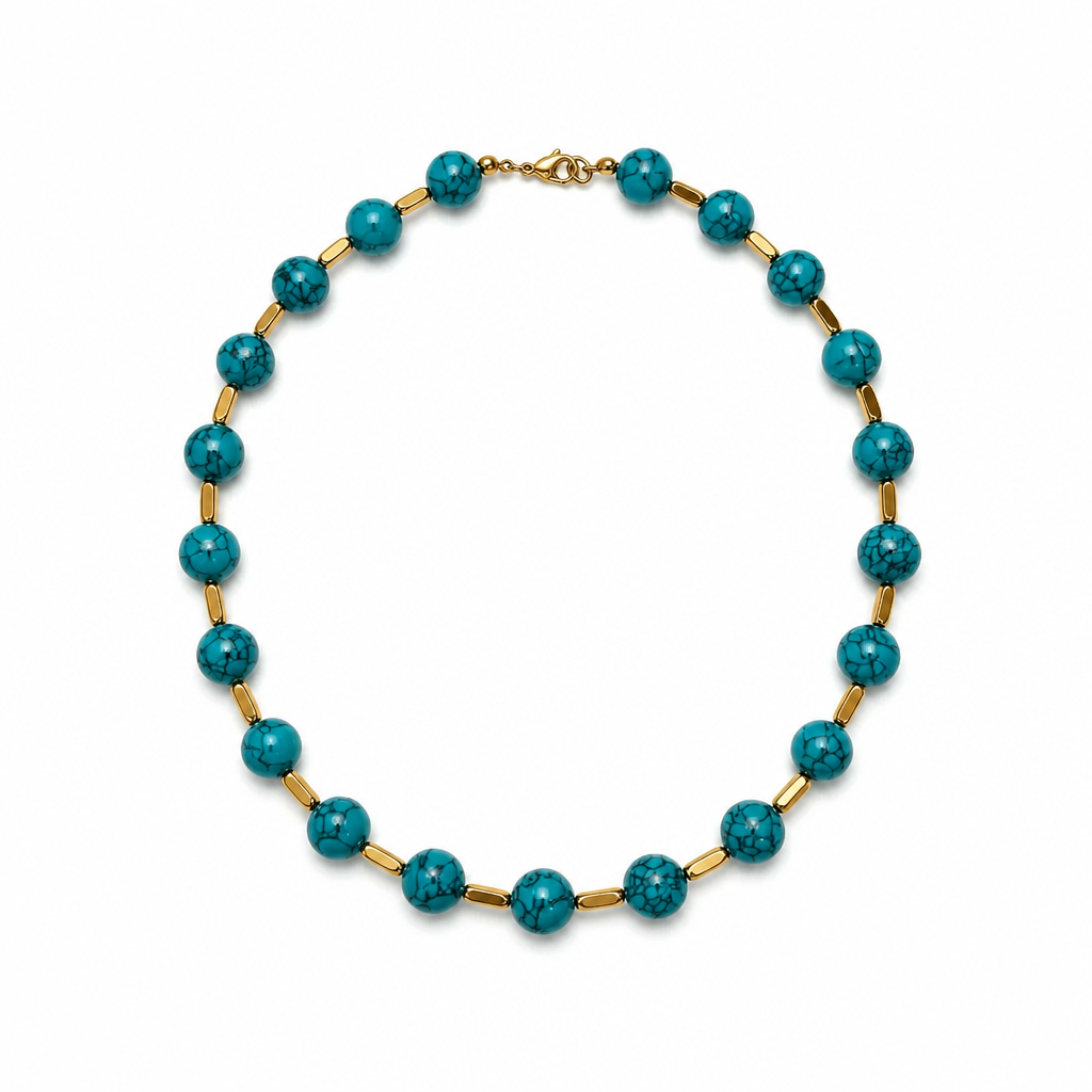 NATURAL BEADED NECKLACE
