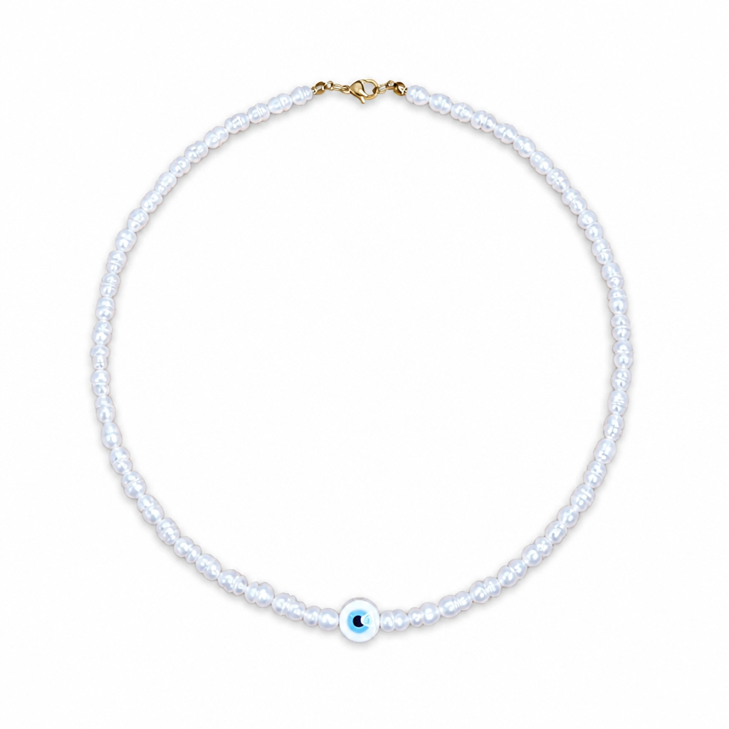 EYE PEARL NECKLACE