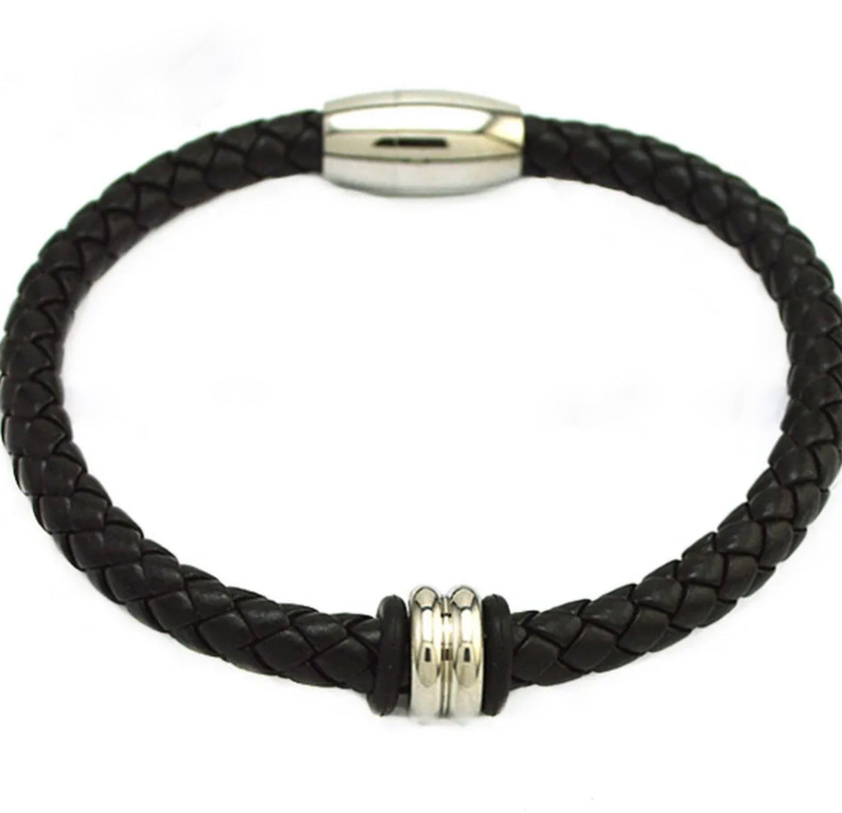 LEATHER BRAIDED BRACELET