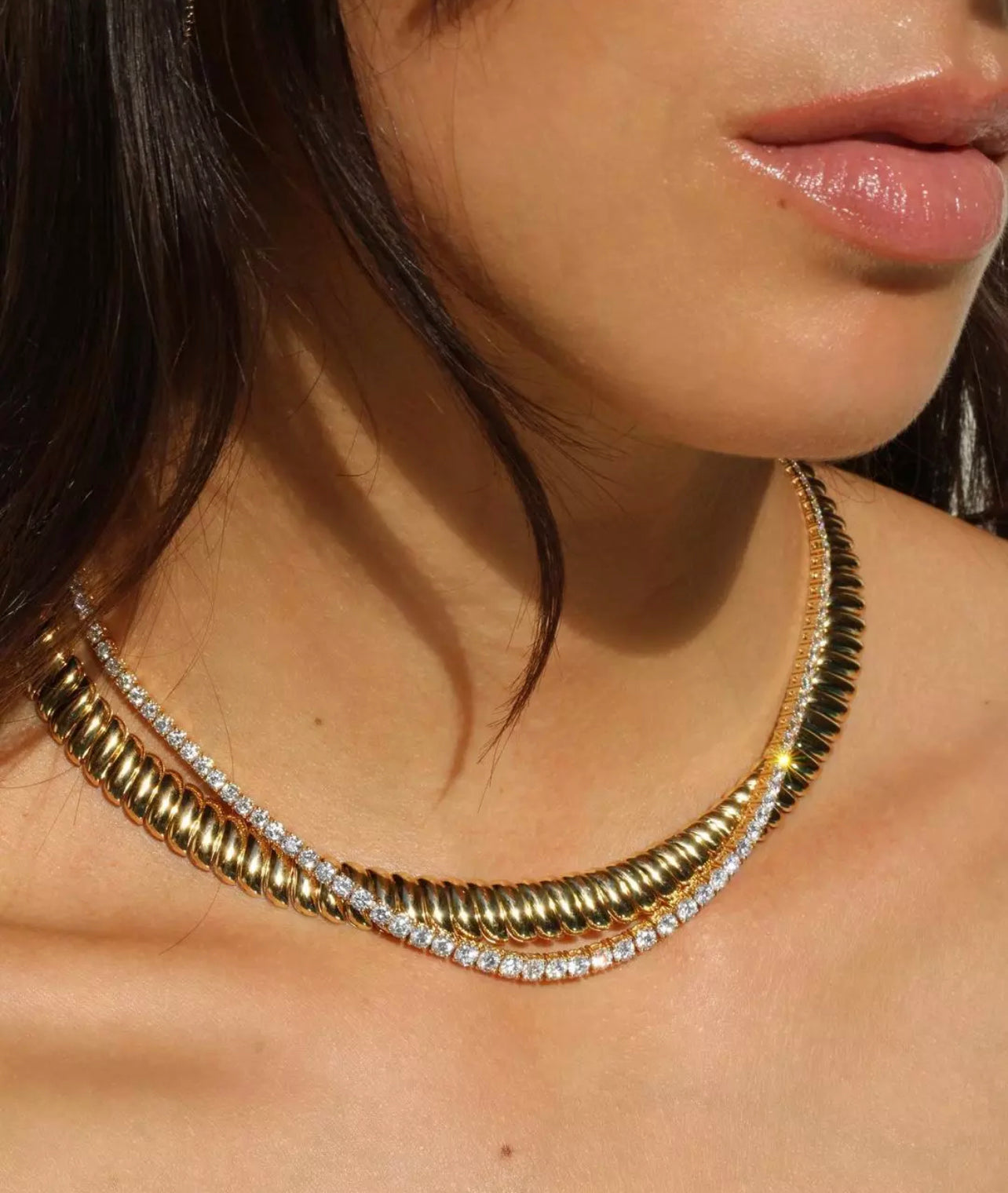 SNAKE CHOKER NECKLACE