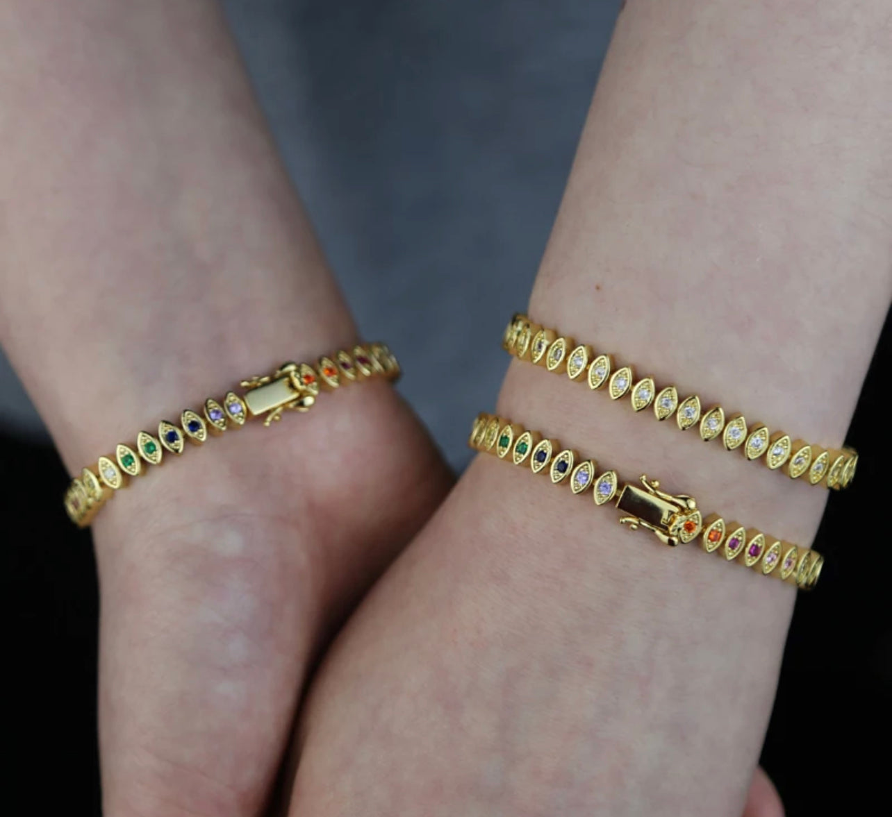 EYE CUBIC ZIRCONIA BRACELET