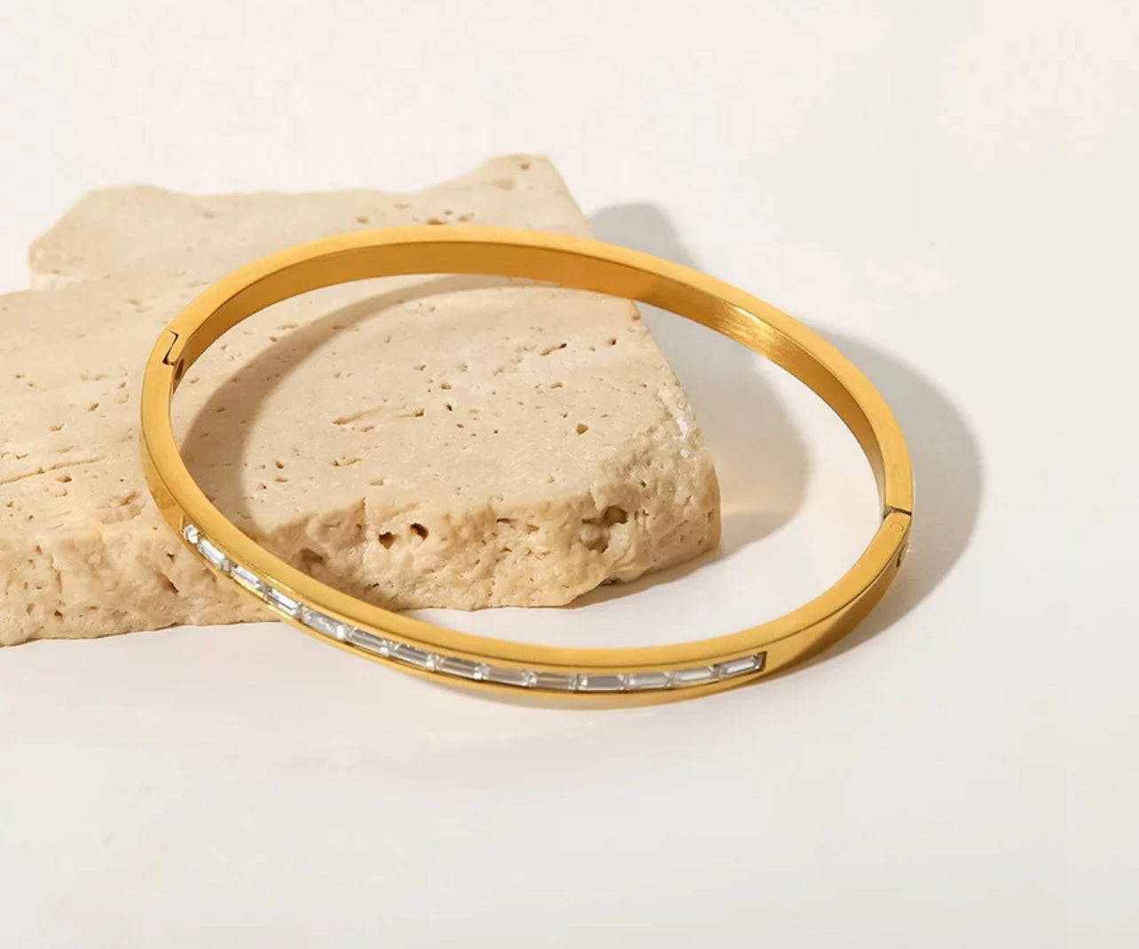 CUFF SQUARE CZ BANGLE