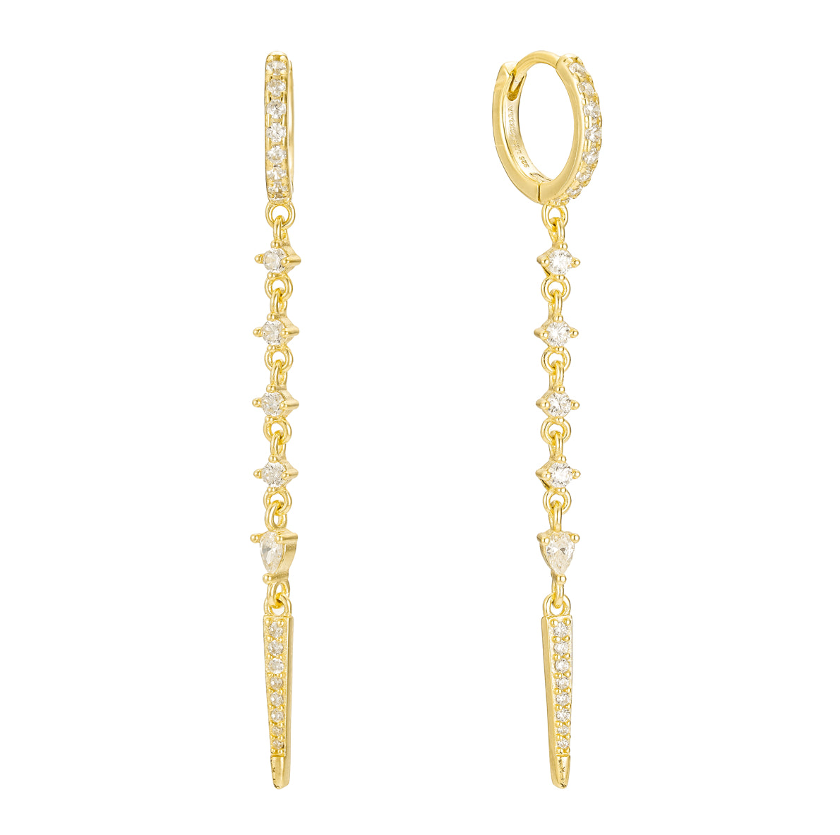 LONG CHAIN EARRINGS