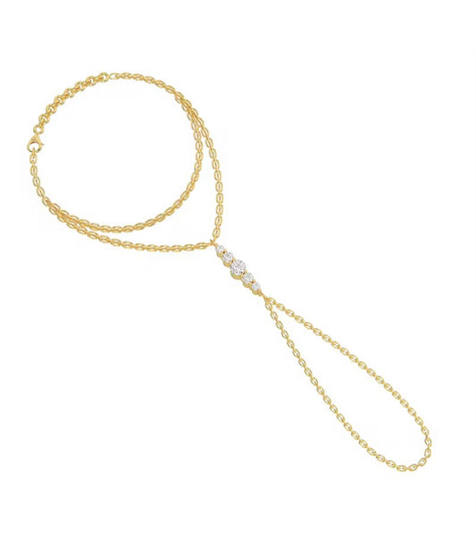 DAINTY CZ HANDCHAIN