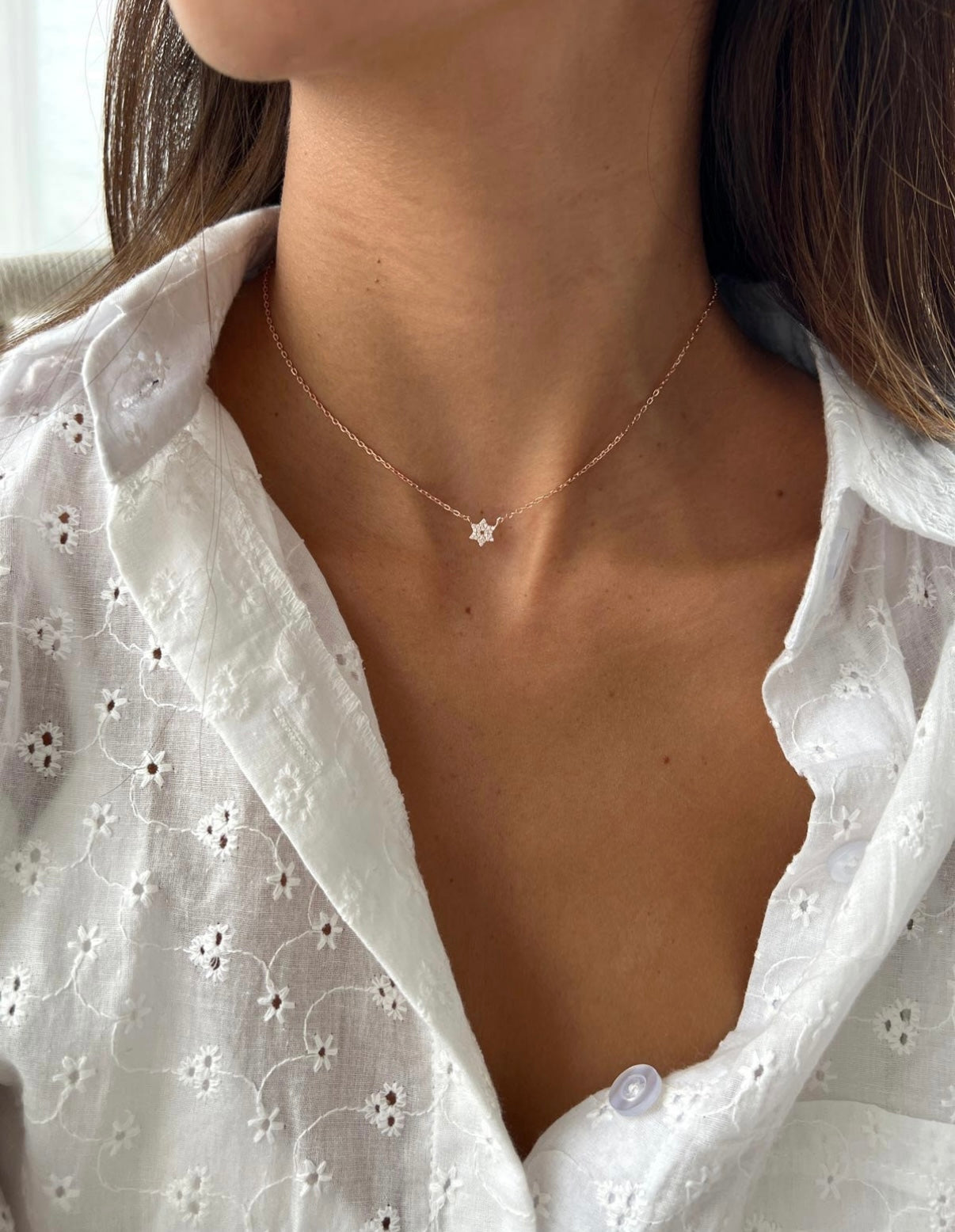 MINI JEWISH STAR NECKLACE