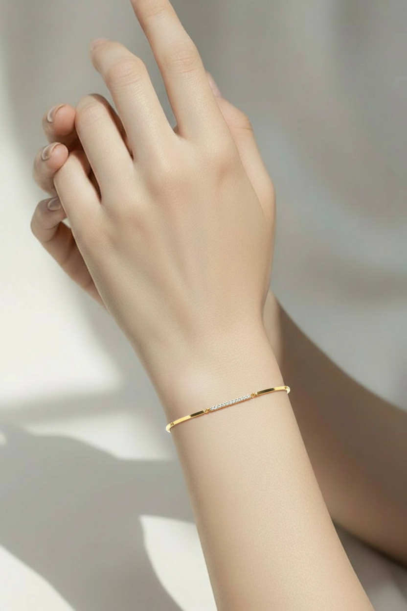 BAR CZ BRACELET