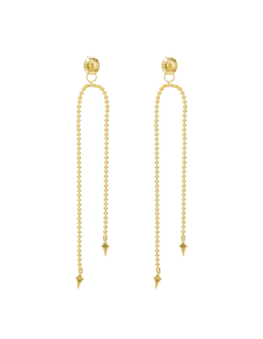 SINGLE BACK CHAIN EARRING