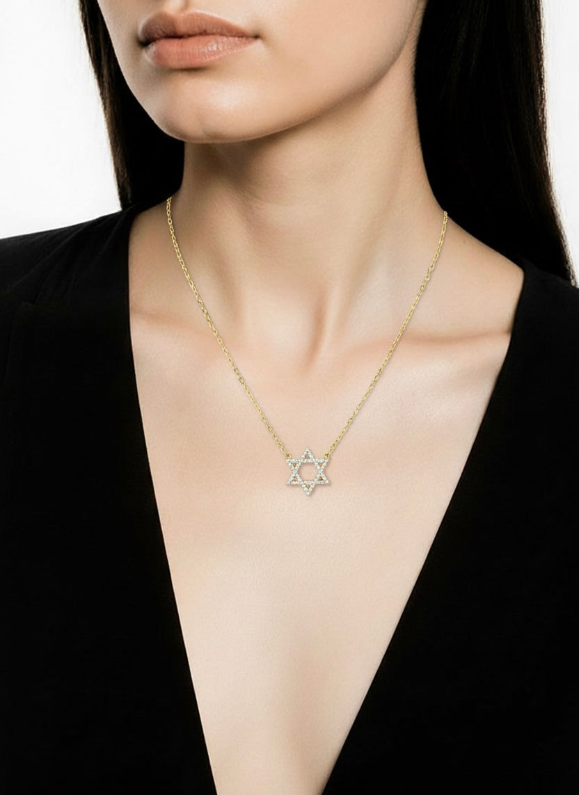 JEWISH STAR NECKLACE