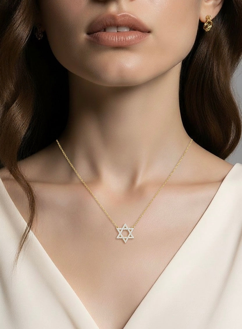 JEWISH STAR NECKLACE