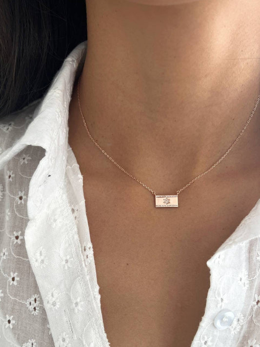 ISRAELI FLAG STAR NECKLACE