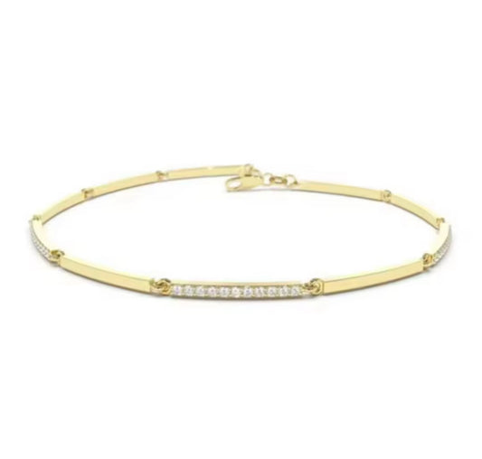 BAR CZ BRACELET