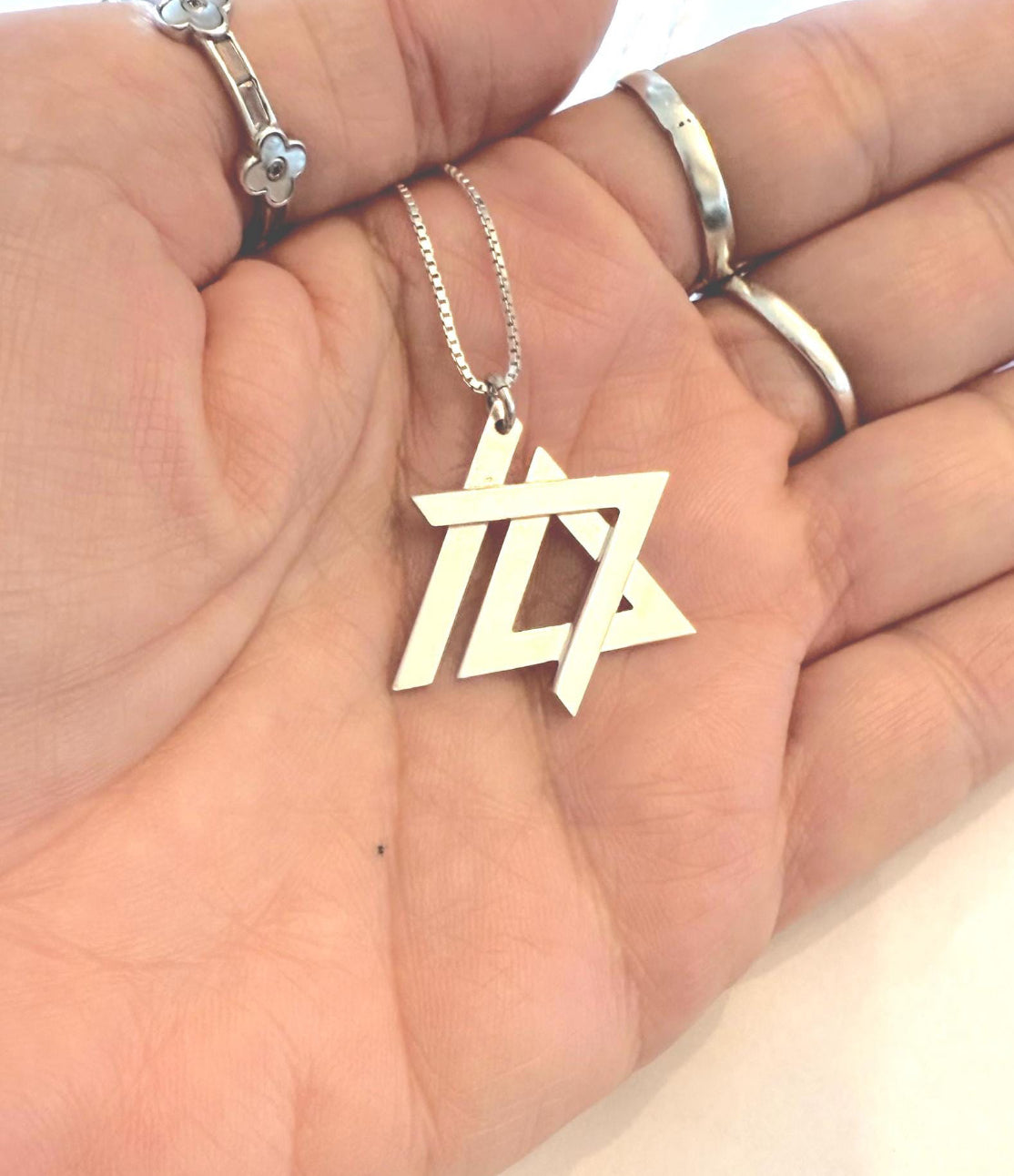 OCTOBER 7th STAR DAVID NECKLACE