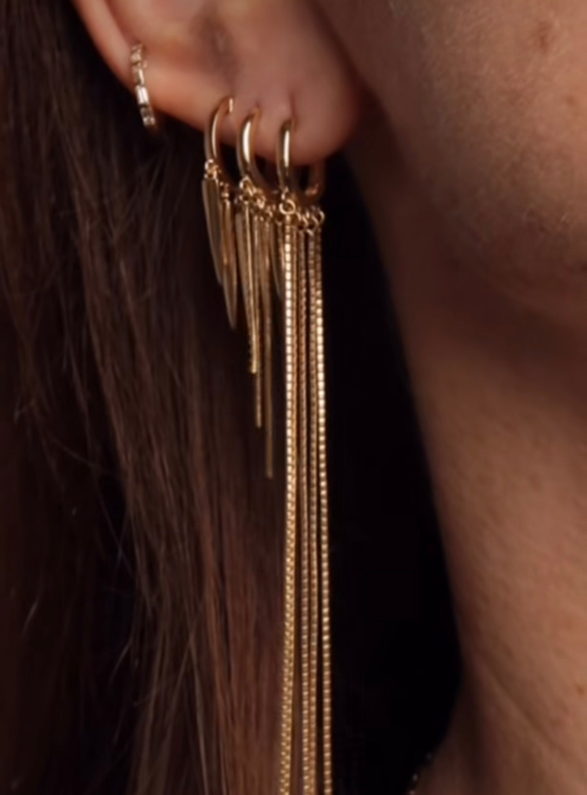 LONG CHAIN EARRINGS