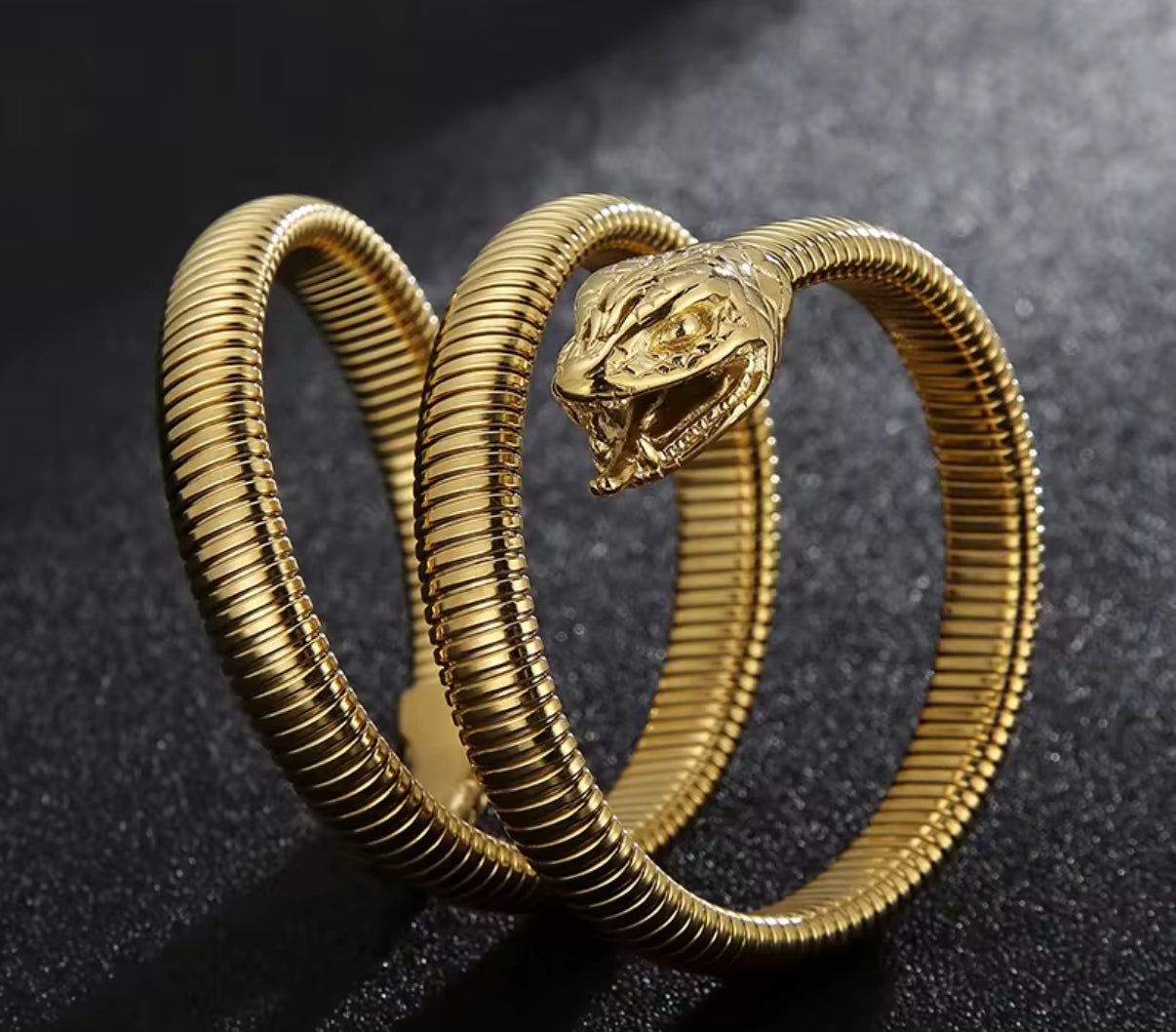SNAKE WRAP BANGLE